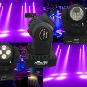 CABEZAL GBR DMX LED 360 WASH/BE