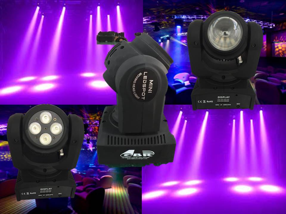 CABEZAL GBR DMX LED 360 WASH/BE