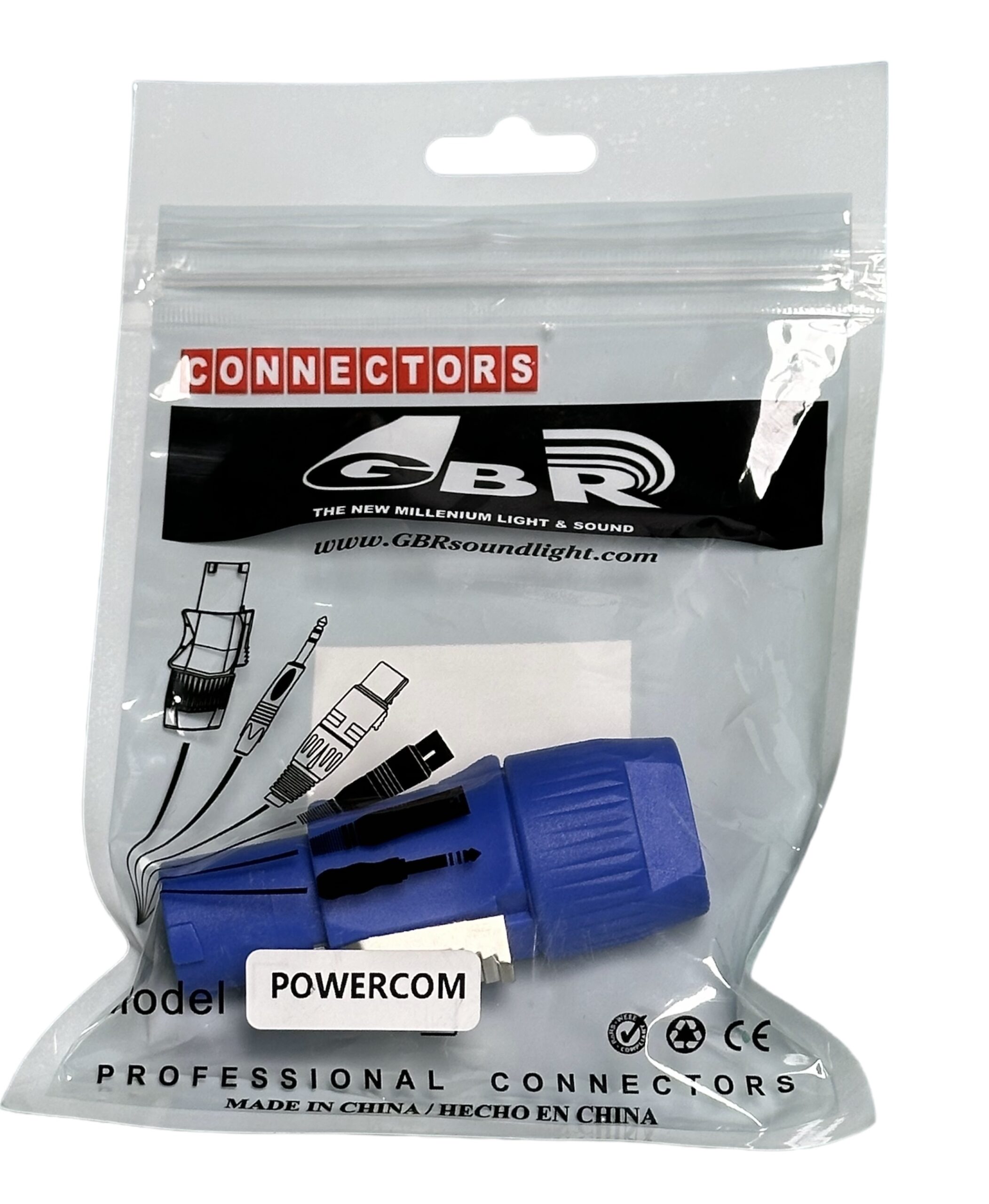 CONECTOR POWERCOM GBRCABLE MACHO